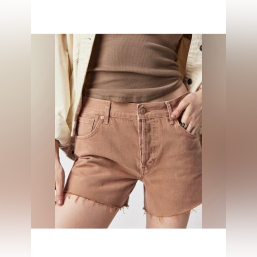 NWOT Free People We The Free Ivy Mid Rise Jean Shorts